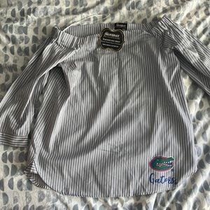 UF Gator Gameday Couture Striped Top
